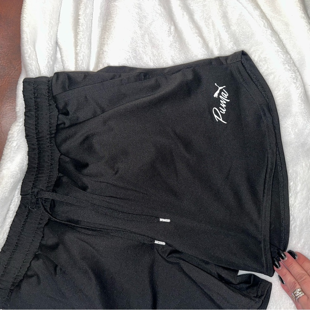 Puma Women's Black Athletic Shorts